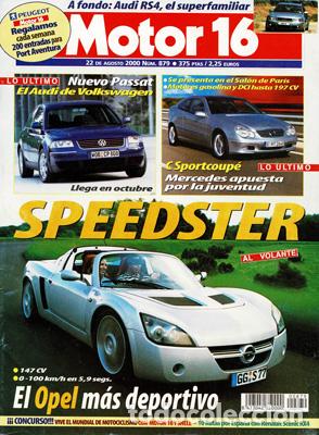 Coches: MOTOR 16 N&ordm; 879 (22-08-2000)