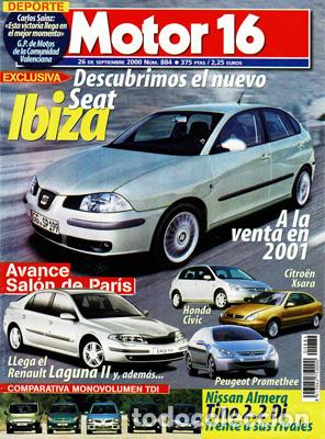 Coches: MOTOR 16 N&ordm; 884 (26-09-2000)