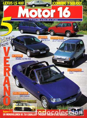 Coches: MOTOR 16 N&ordm; 608 (13-06-95)