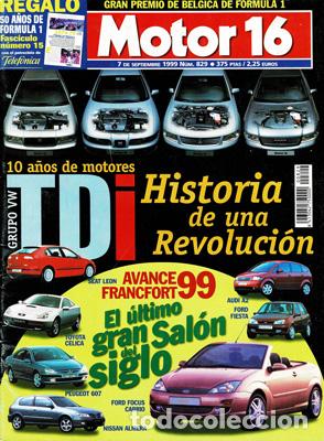 Coches: MOTOR 16 N&ordm; 829 (7-09-99)