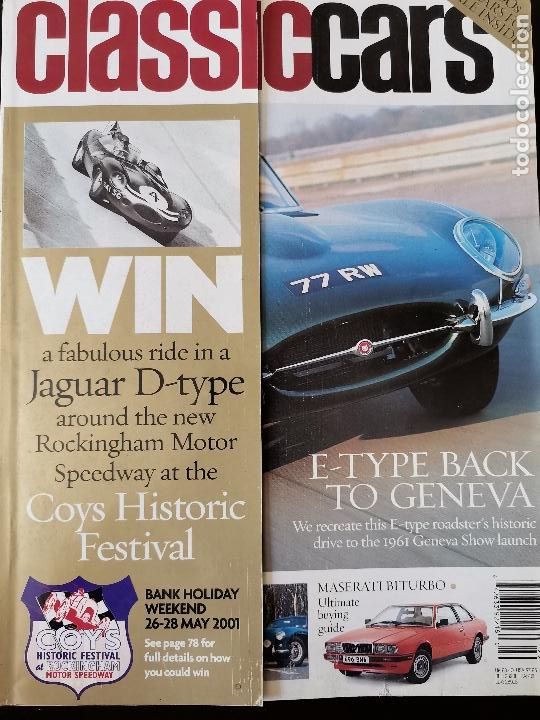 Coches: 2001 REVISTA THOROUGHBRED & CLASSIC CARS - JAGUAR D TYPE - MACERATE BITURBO - ASTON VS LAGONDA