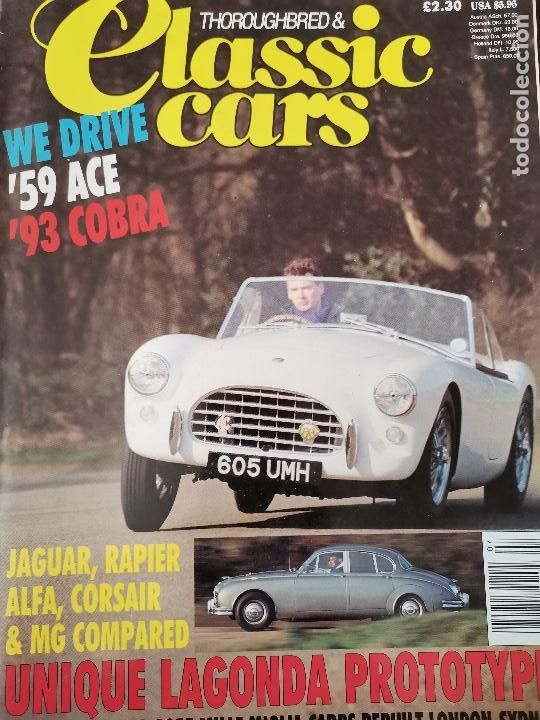 Coches: 1993 REVISTA THOROUGHBRED & CLASSIC CARS - LAGONDA PROTOTYPE - AC COBRA - JAGUAR - RAPIER