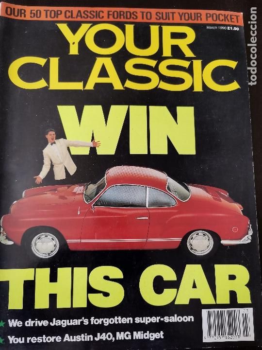 Coches: 1990 REVISTA YOUR CLASSIC - PEDAL CARS - JAGUAR SUPER SALLON - AUSTIN J40 - MG MIDGET