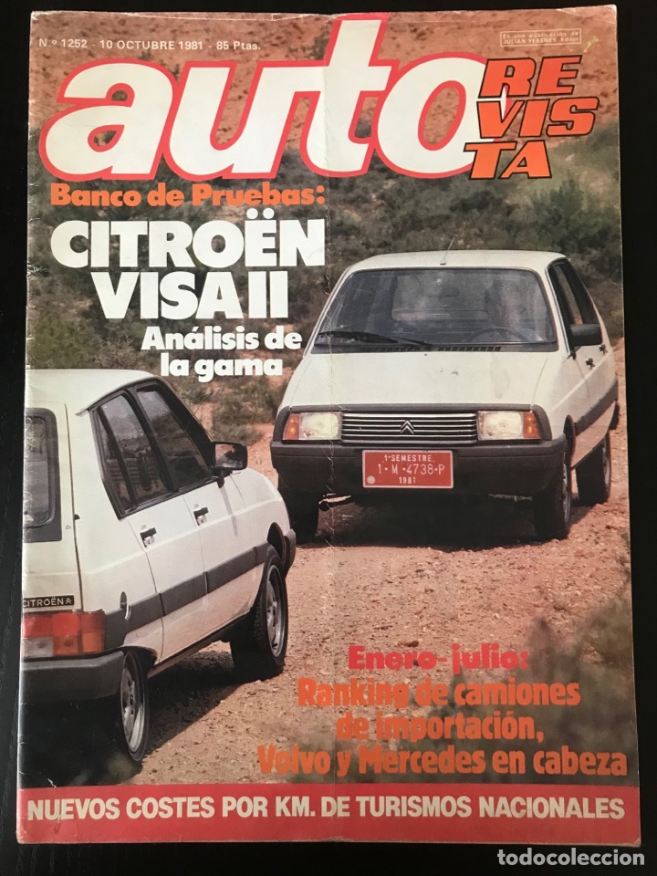 Coches: AUTO REVISTA N&ordm; 1252 - CITROEN VISA II / VOLVO CAMION / SALON FRANCFORT DAIMLER-BENZ AG
