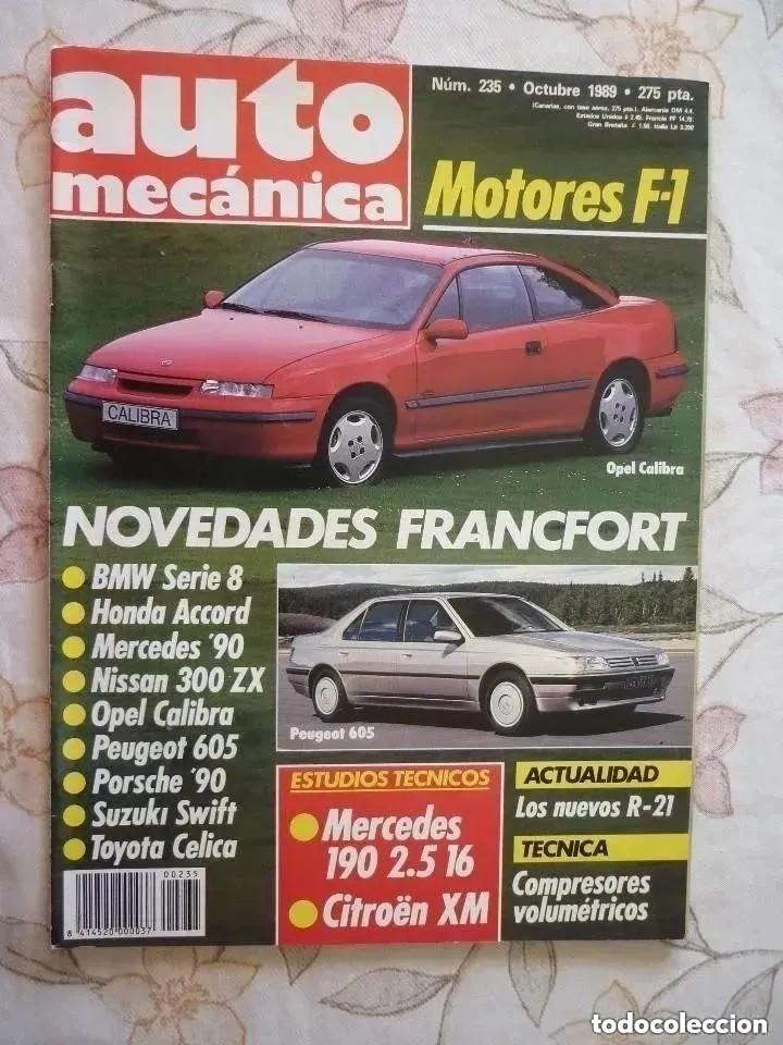Autos: auto mec&aacute;nica n&ordm; 235 - 1989