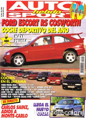 Coches: AUTO HEBDO N&ordm; 0400 (30-01-93)