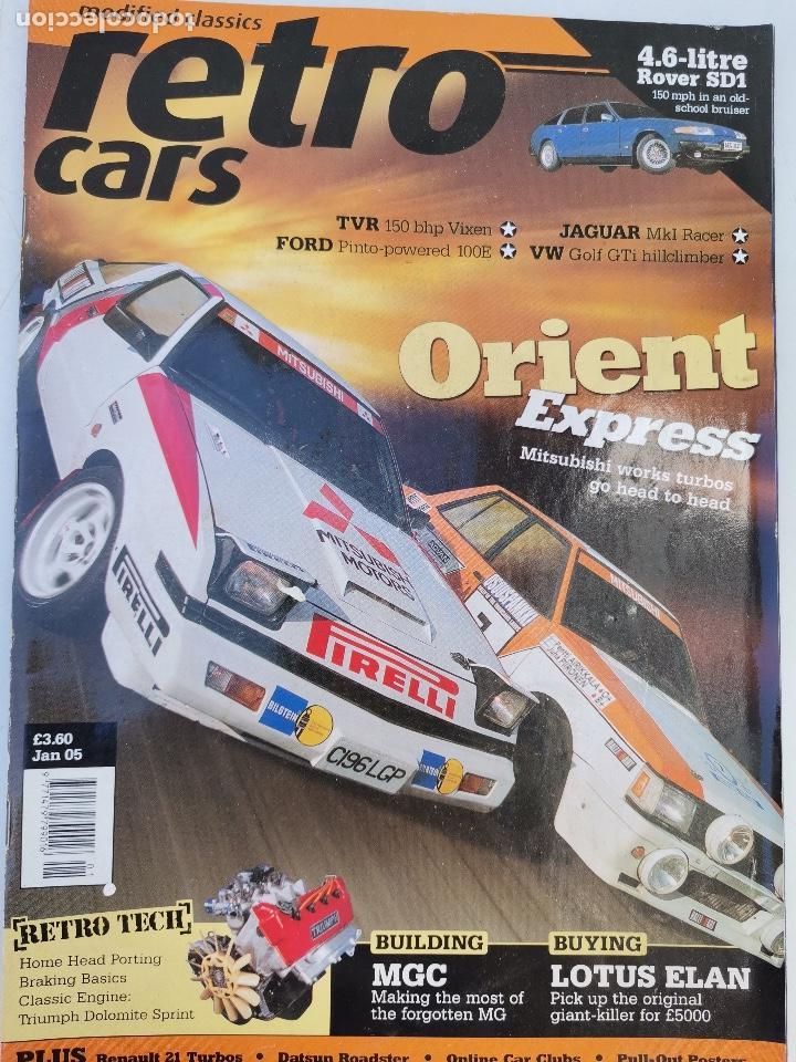 Coches: 2005 REVISTA RETRO CARS - GOLF GTI - JAGUAR MKII - TVR - MGC - LOTUS ELAN - FORD