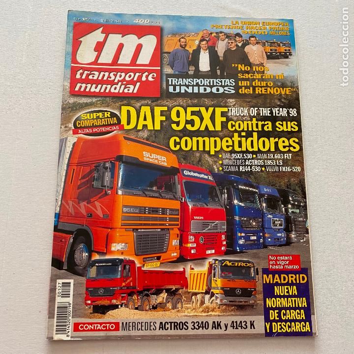 Carros: REVISTA CAMION TM TRANSPORTE MUNDIAL N&ordm; 127