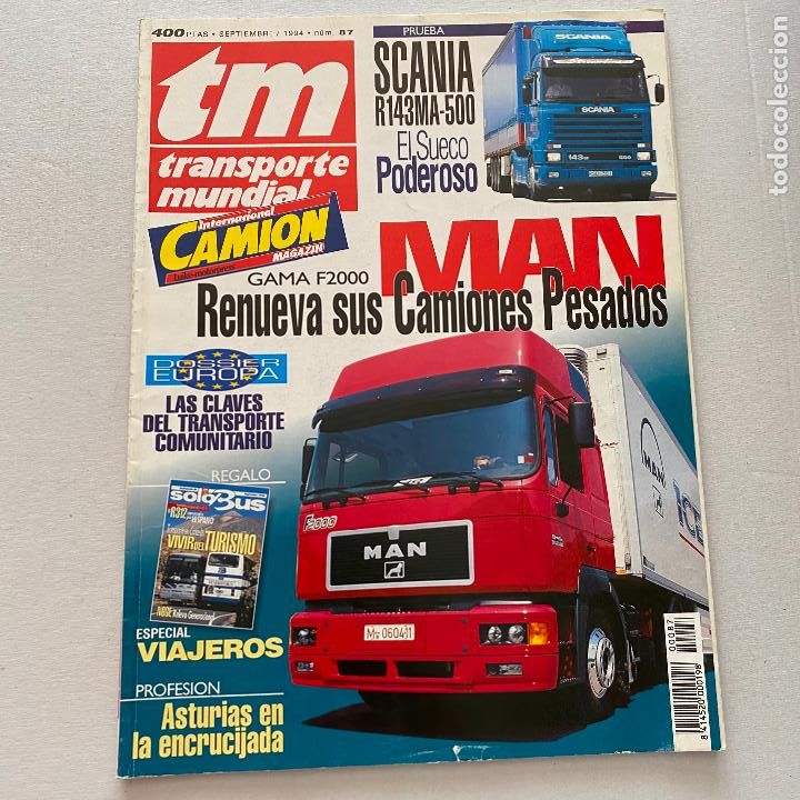 Coches: REVISTA CAMION TM TRANSPORTE MUNDIAL N&ordm; 87
