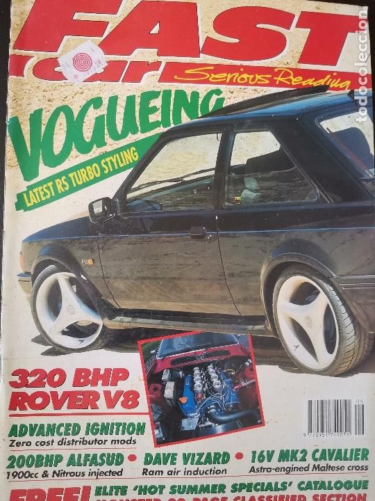 Coches: 1994 REVISTA FAST CAR - 320 HP ROVER V8 - 200 HP ALFASUD - 16V MK2 CAVALIER