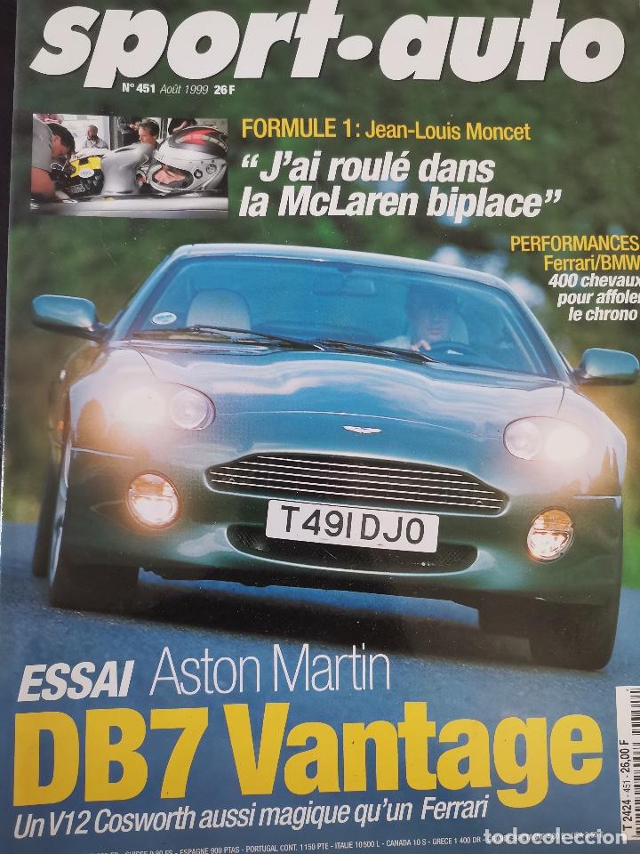 Coches: 1999 REVISTA SPORT AUTO - ASTON MARTIN DB7 VANTAGE - V12 COSWORTH - FERRARI - BMW