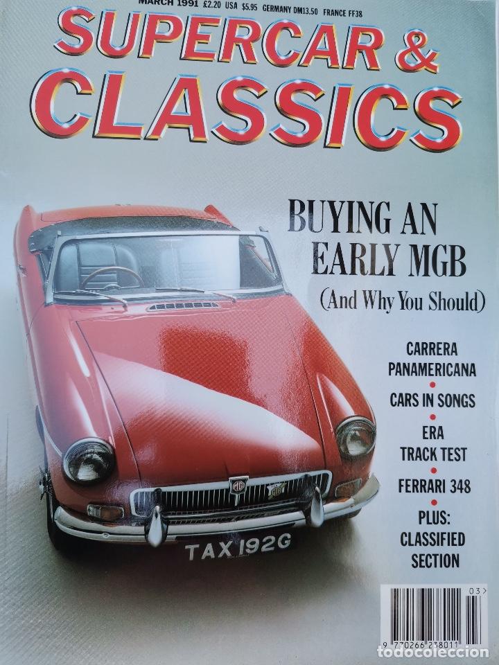 Coches: 1991 REVISTA SUPERCAR CLASSICS - CARRERA PANAMERICA - MGB - FERRARI 348