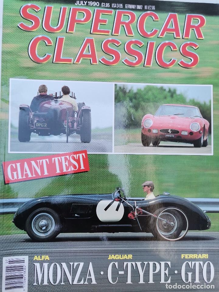 Coches: 1990 REVISTA SUPERCAR CLASSICS - GIANT TEST - ALFA MONZA - JAGUAR C TYPE - FERRARI GTO