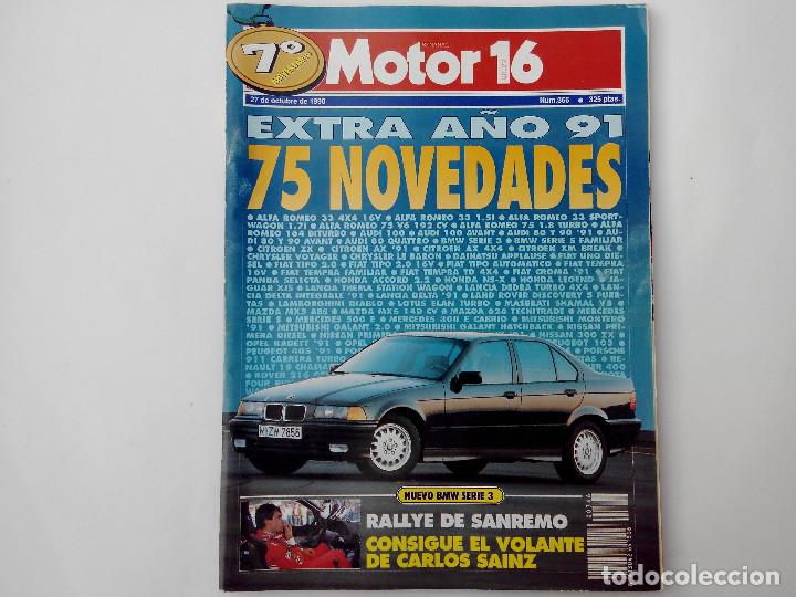Coches: MOTOR 16 N&ordm; 366 A&Ntilde;O 1990- VESPA COSA- OVER 114 SL-