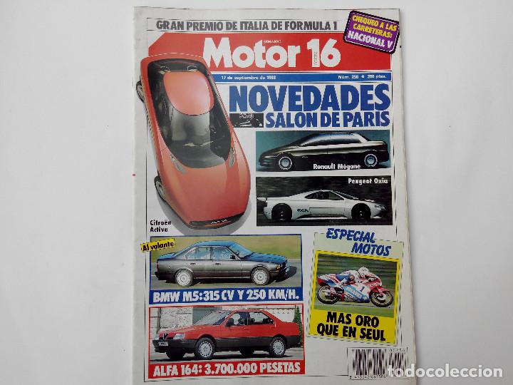 Coches: MOTOR 16 N&ordm; 256 A&Ntilde;O 1988- FOTO SUMARIO - BMW 525i