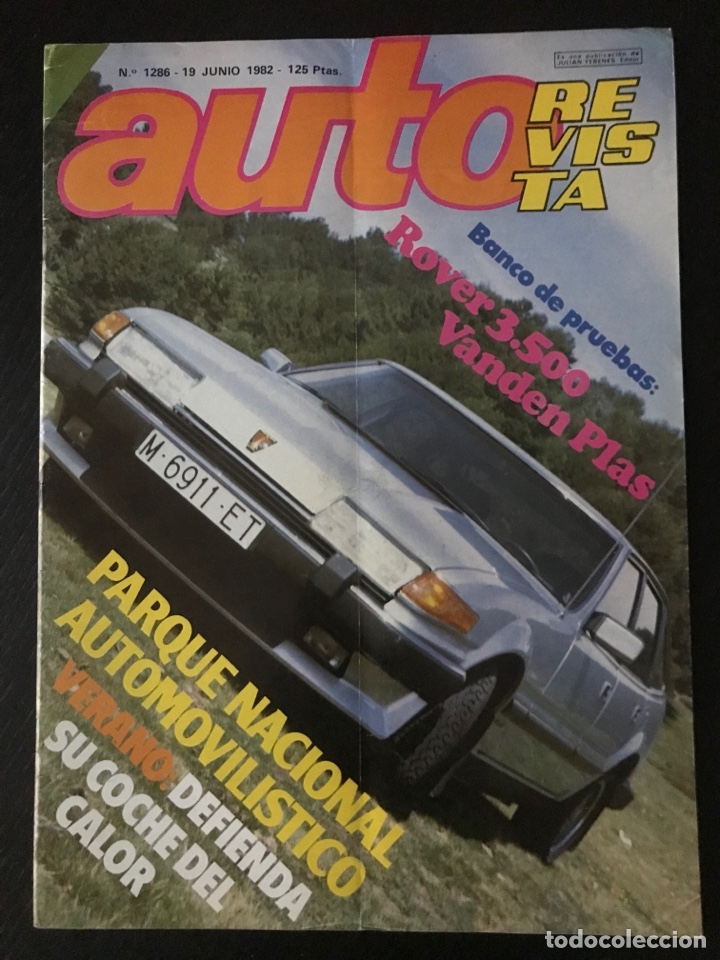 Coches: AUTO REVISTA N&ordm; 1286 - ROVER 3500 VANDEN PLAS / COCHES IMPORTACION / CITROEN BX