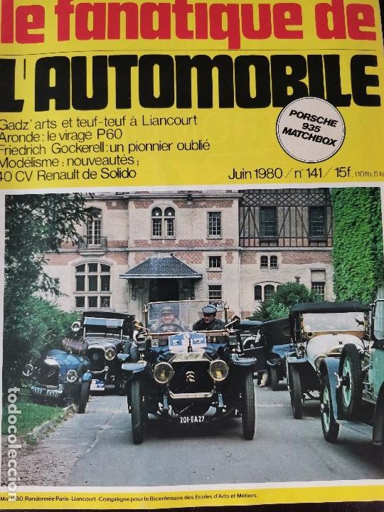 Coches: 1980 REVISTA LE FANATIQUE DE L`AUTOMOBILE - L`ARONDE - DE DION BOUTON - FERRARI 250 GT