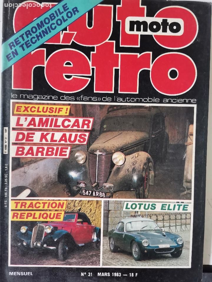 Coches: 1983 REVISTA AUTO RETRO - AMILCAR - LOTUS ELITE - CITROEN TRACTION -LINCOLN CONTINENTAL MK1