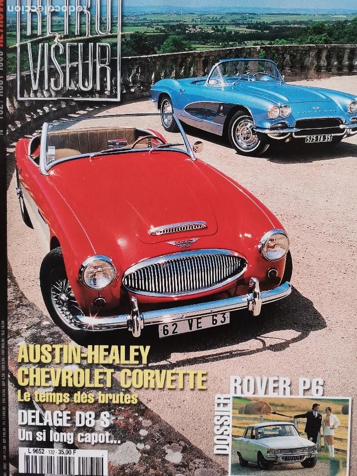 Coches: 1999 REVISTA RETRO VISEUR - AUSTIN HEALEY - CHEVROLET CORVETTE - DELAGE D8S - ROVER P6