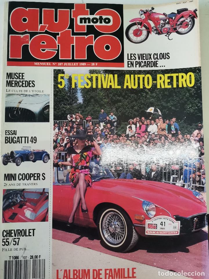 Coches: 1989 REVISTA AUTO RETRO - MINI COOPER S - BUGATTI 49 - MUSEO MERCEDES - CHEVROLET 55/57