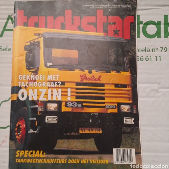 Auto: Revista truckstar n. 11 de 1991 camion daf