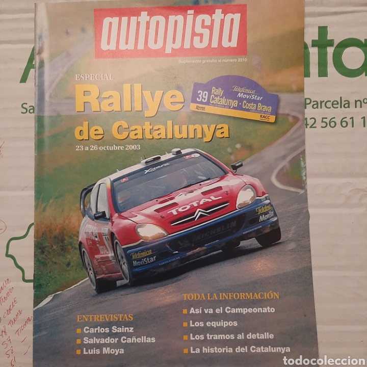 Auto: Revista suplemento autopista rallye de Catalu&ntilde;a 2003