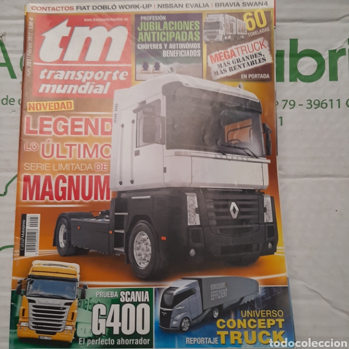 Auto: Revista transporte mundial n 293 de 2012 camion