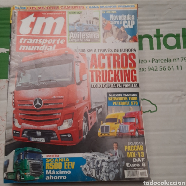 Auto: Revista transporte mundial n. 296 de 2012 camion