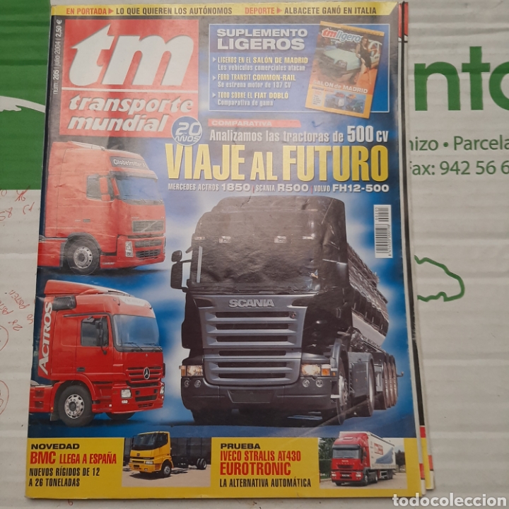 Auto: Revista transporte mundial n. 205 de 2004 camion