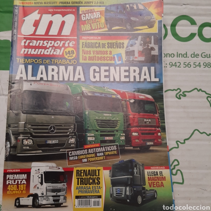 Auto: Revista transporte mundial n. 239 de 2007 camion