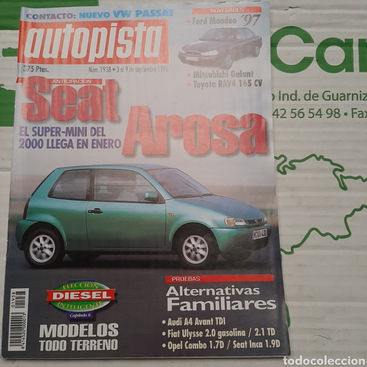 Coches: Revista autopista n. 1938 de 1996 automovil