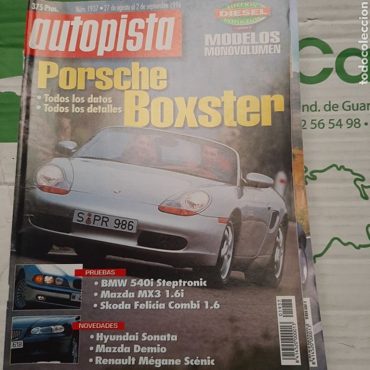 Auto: Revista autopista n. 1937 de 1996 automovil