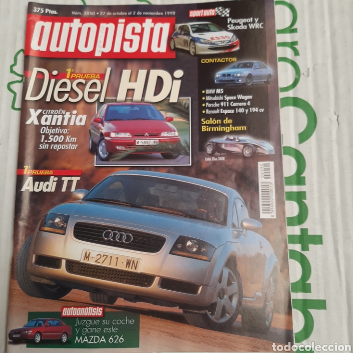 Cars: Revista autopista n. 2050 de 1998 automovil