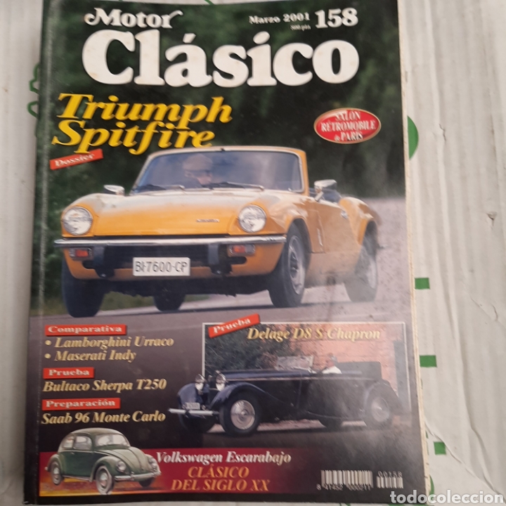 Coches: Revista motor cl&aacute;sico n. 158 de 2001 automovil triumph