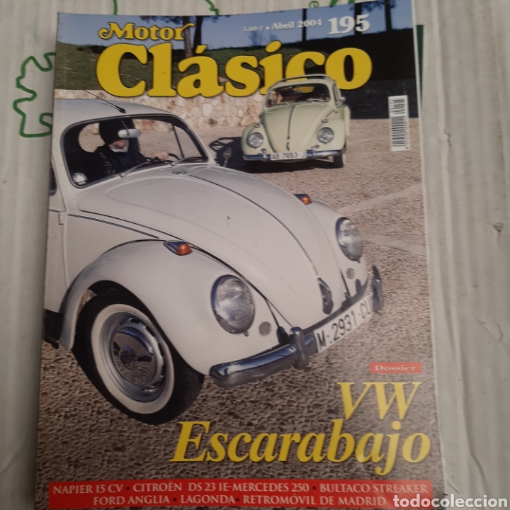 Auto: Revista motor cl&aacute;sico n. 195 de 2004 automovil vw escarabajo