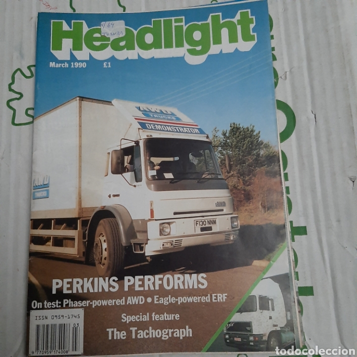 Auto: Revista headlight marzo 1990 camion awr erf