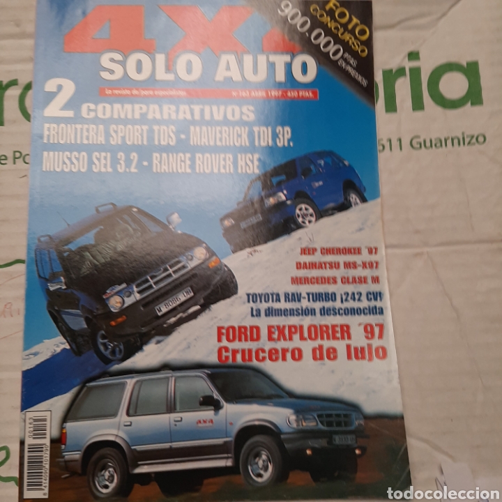 Cars: Revista solo auto 4x4 n. 163 de 1997 todoterreno