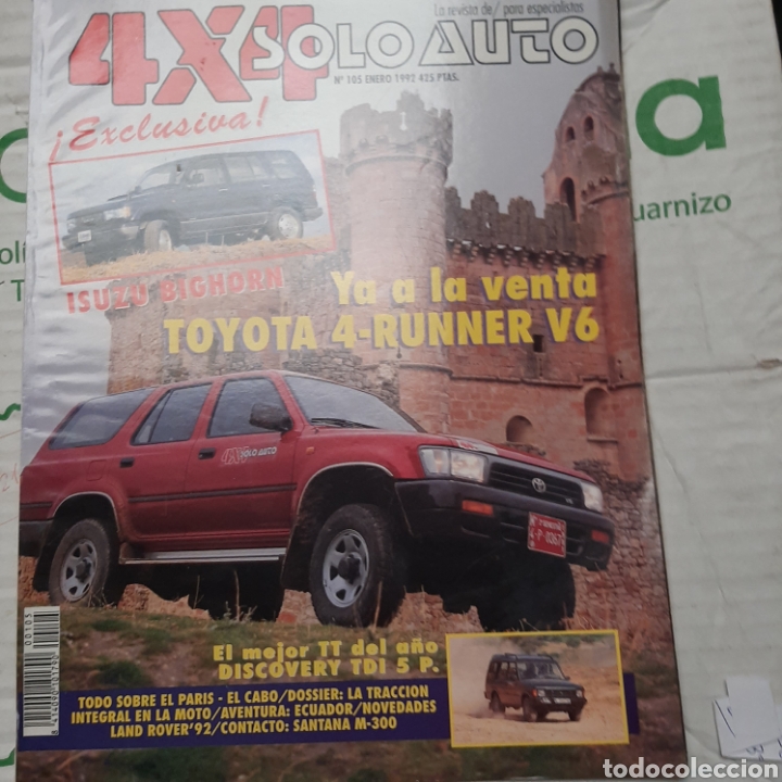 Voitures: Revista solo auto 4x4 n. 105 de 1992 todoterreno