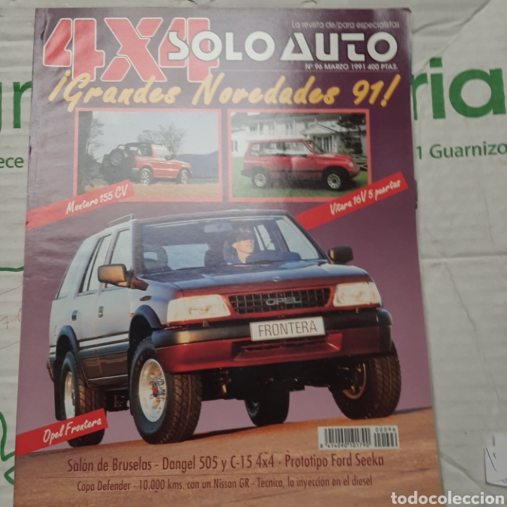 Cars: Revista solo auto 4x4 n. 96 de 1991 todoterreno