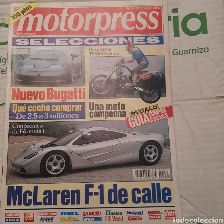 Auto: Revista motorpress n. 27 de 1992 automovil