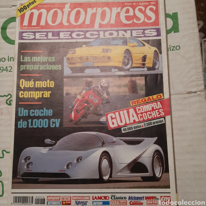 Cars: Revista motorpress n. 16 de 1991 automovil