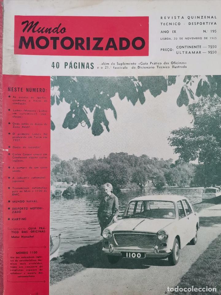 Coches: 1965 REVISTA MUNDO MOTORIZADO - GOODWOOD TEST DAY - CAMPEONATOS NACIONAIS VELOCIDADE E RAMPAS