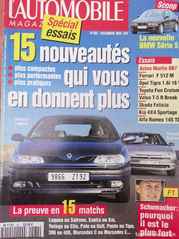 Coches: 1994 REVISTA L`AUTOMOBILE - ENSAIOS FERRARI F 512 M - ASTON MARTIN DB7 - VOLVO TR-5 - OPEL TIGRA