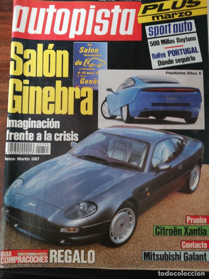 Coches: AUTOPISTA N&ordm; 1755 - MARZO 1993 - CITROEN XANTIA / PONTIAC TRANS SPORT / SAAB 9000 AERO / VENTO TD