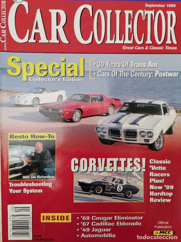 Coches: 1999 REVISTA CAR COLLECTOR - SPECIAL 30 YEARS OF TRANS AM - 69 COUGAR ELIMINATOR - 49 JAGUAR