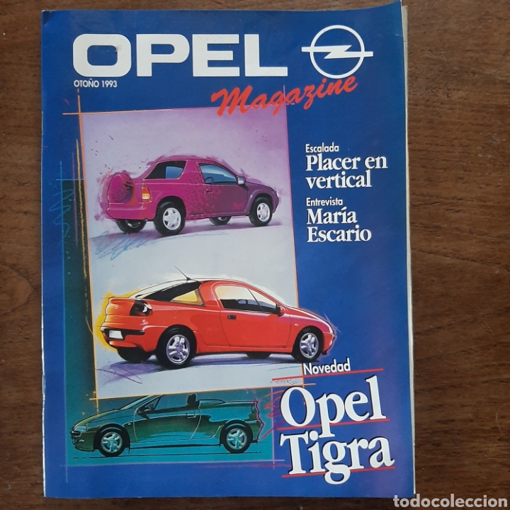 Cars: Revista automovil opel oto&ntilde;o 1993 tigra