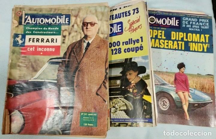 Coches: Lote 22 Revistas Lautomòbile antiguas 1950-1960-1970. - Foto 1 - 297922373