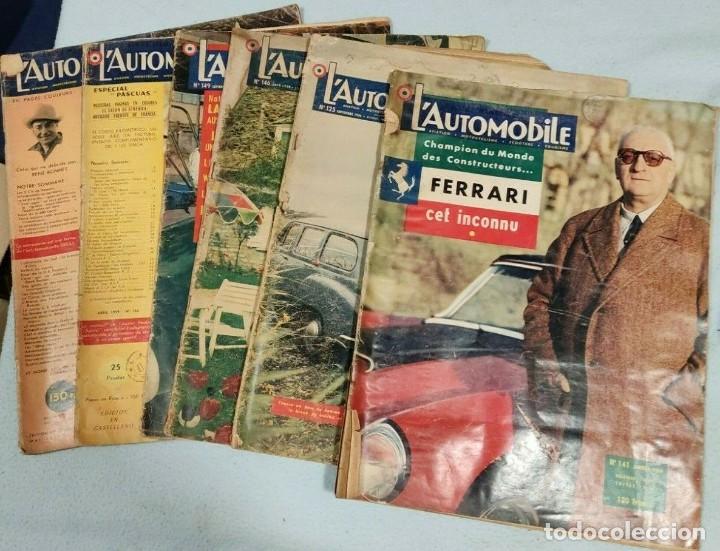 Coches: Lote 22 Revistas Lautomòbile antiguas 1950-1960-1970. - Foto 2 - 297922373