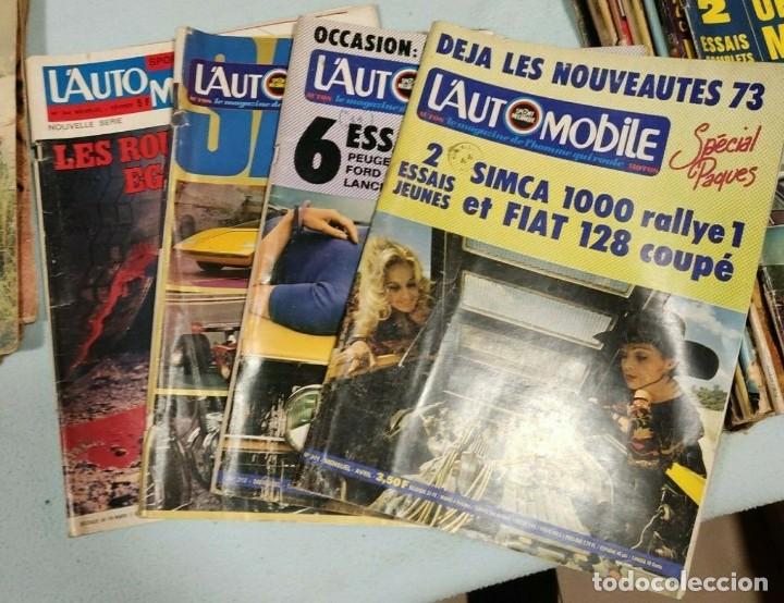 Coches: Lote 22 Revistas Lautomòbile antiguas 1950-1960-1970. - Foto 3 - 297922373