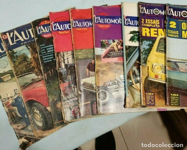 Coches: Lote 22 Revistas Lautomòbile antiguas 1950-1960-1970. - Foto 4 - 297922373